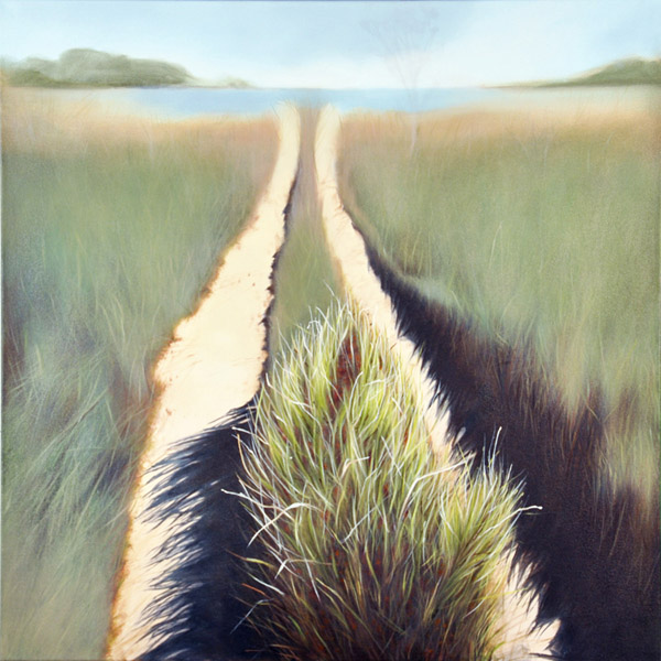 THE VERDANT MARSH oil on canvas, 40” x 40”, 2012